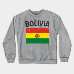 Bandera de Bolivia - Flag of Bolivia Crewneck Sweatshirt